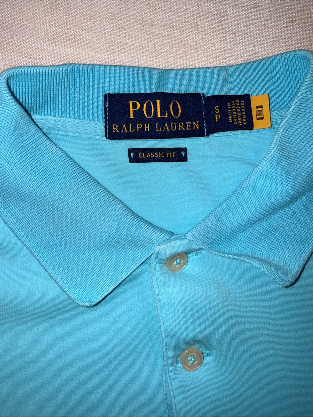 Polo by Ralph Lauren Men's Polo Shirt - Turquoise Blue